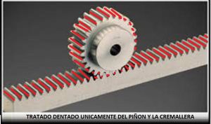 Imagen de piñón y cremallera