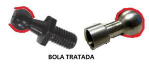 Imagen de las zonas tratadas térmicamente en rótulas