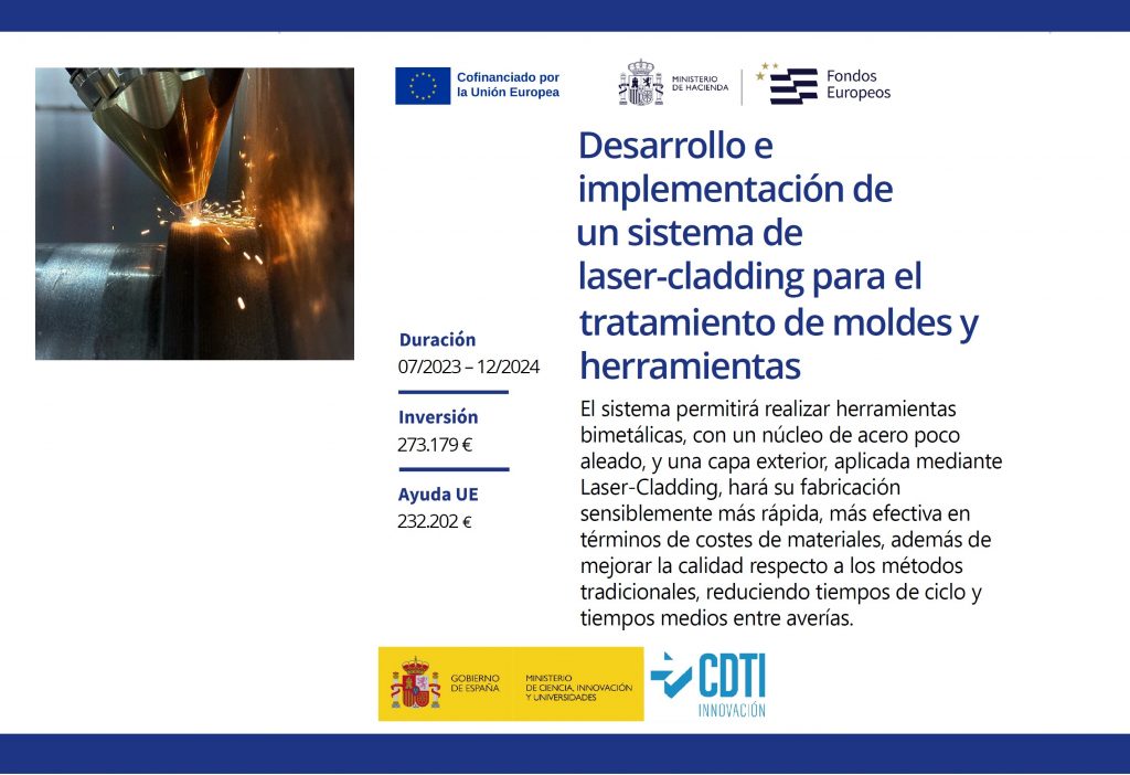 Cartel sistema de laser-cladding